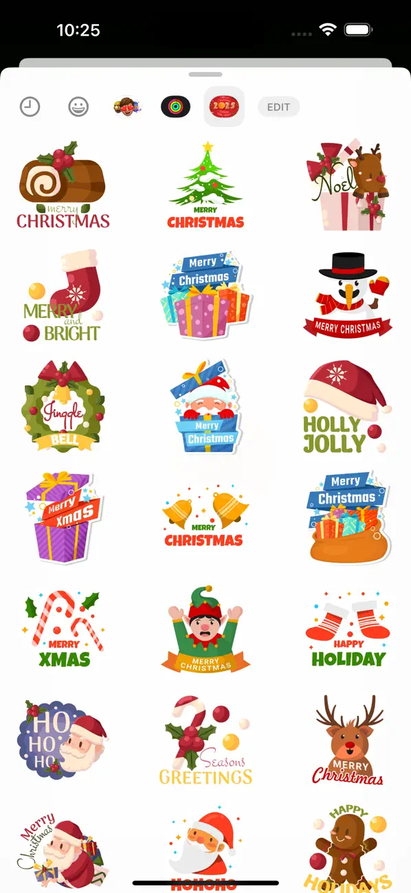 Screenshot #2 pour Christmas Countdown - Stickers