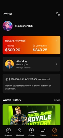 UltraStream - Live Streaming Screenshot 4 of 4