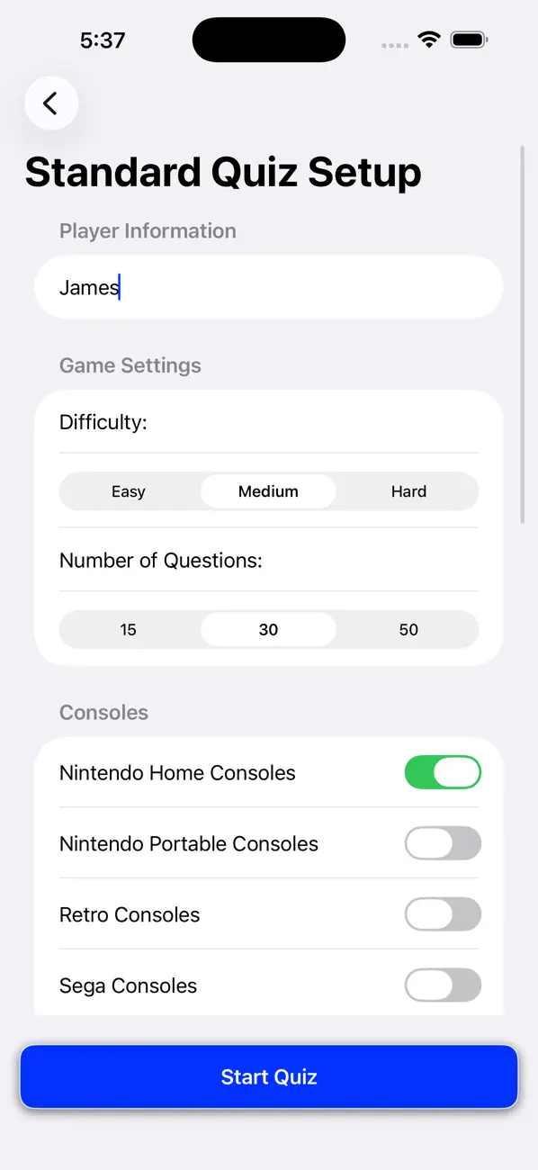 Screenshot #3 pour Video Game Quiz