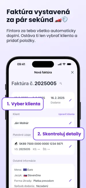 Faktúry online - Fintoro screenshot 4