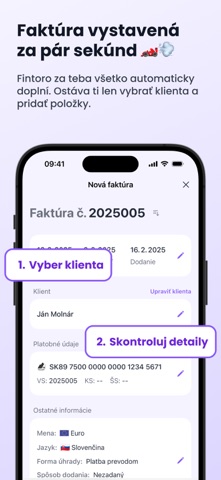 Faktúry online - Fintoro screenshot