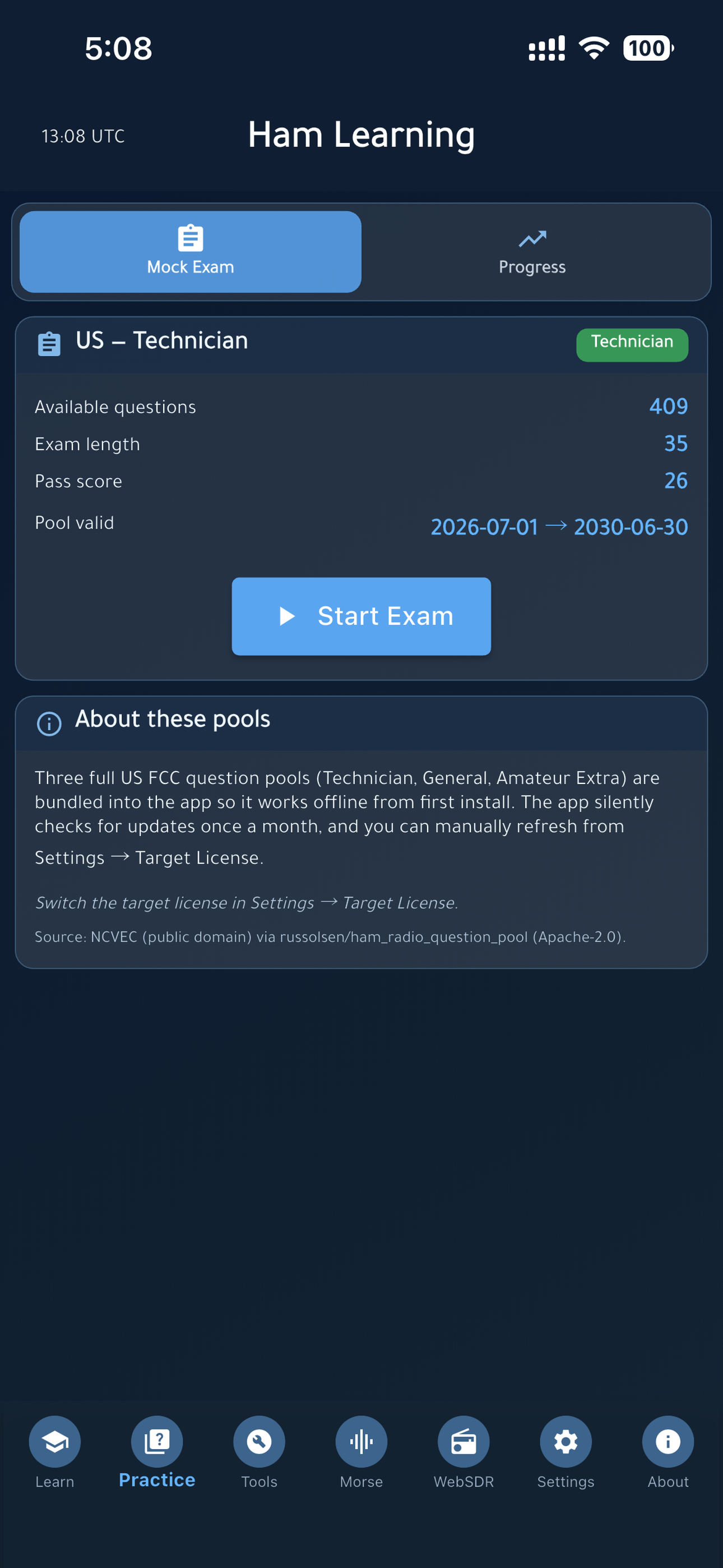 Ham Learning screenshot 6