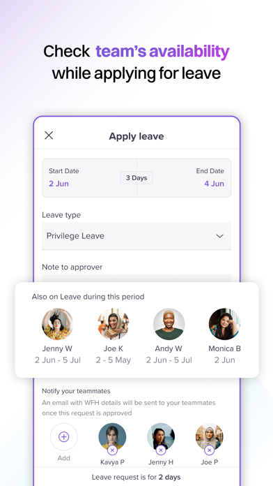 Screenshot #3 pour Keka HR