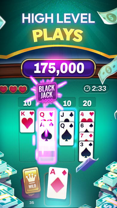 Blackout Blackjack - Real Cash Screenshot