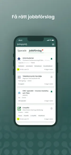 Ledigajobb.se iPhone screenshot 3