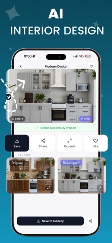 Kitchen Design: AI Home Design Screenshot 3 of 8