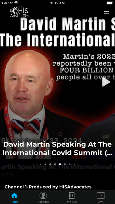 HISAdvocates.TV Screenshot