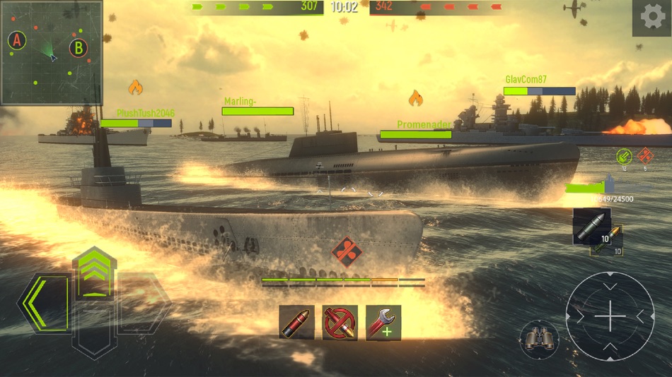 #3. Navy War: Naval Battles Online (macOS) От: XDEVS LTD