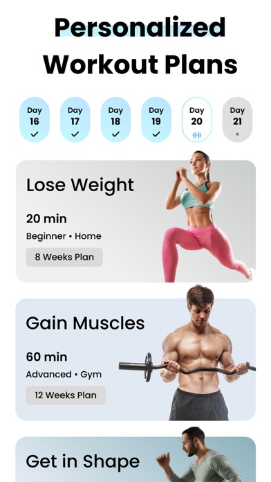 Fitonist Gym Workout Planner Screenshot