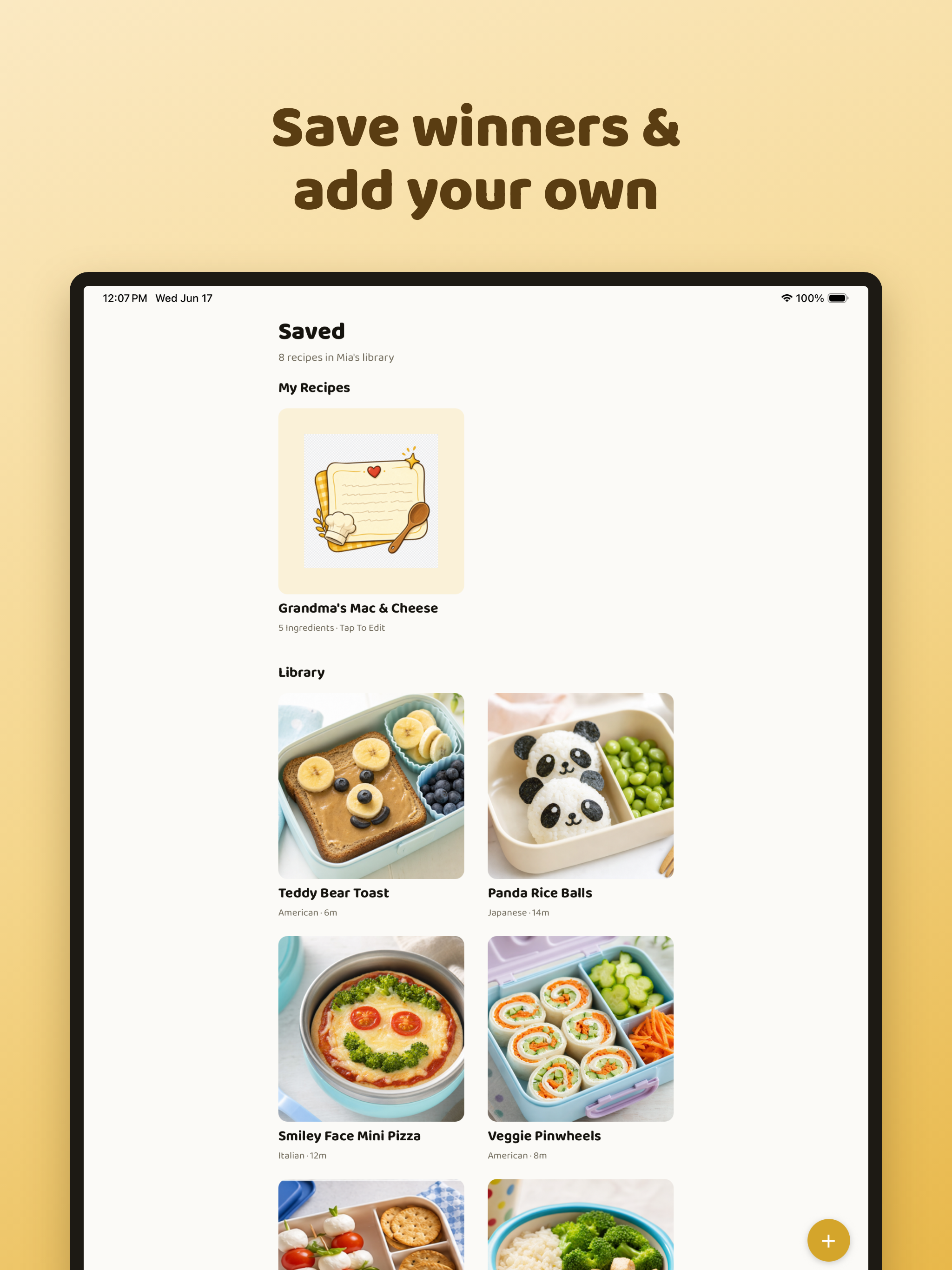 Lunchbox: Family Lunch Planner screenshot 11