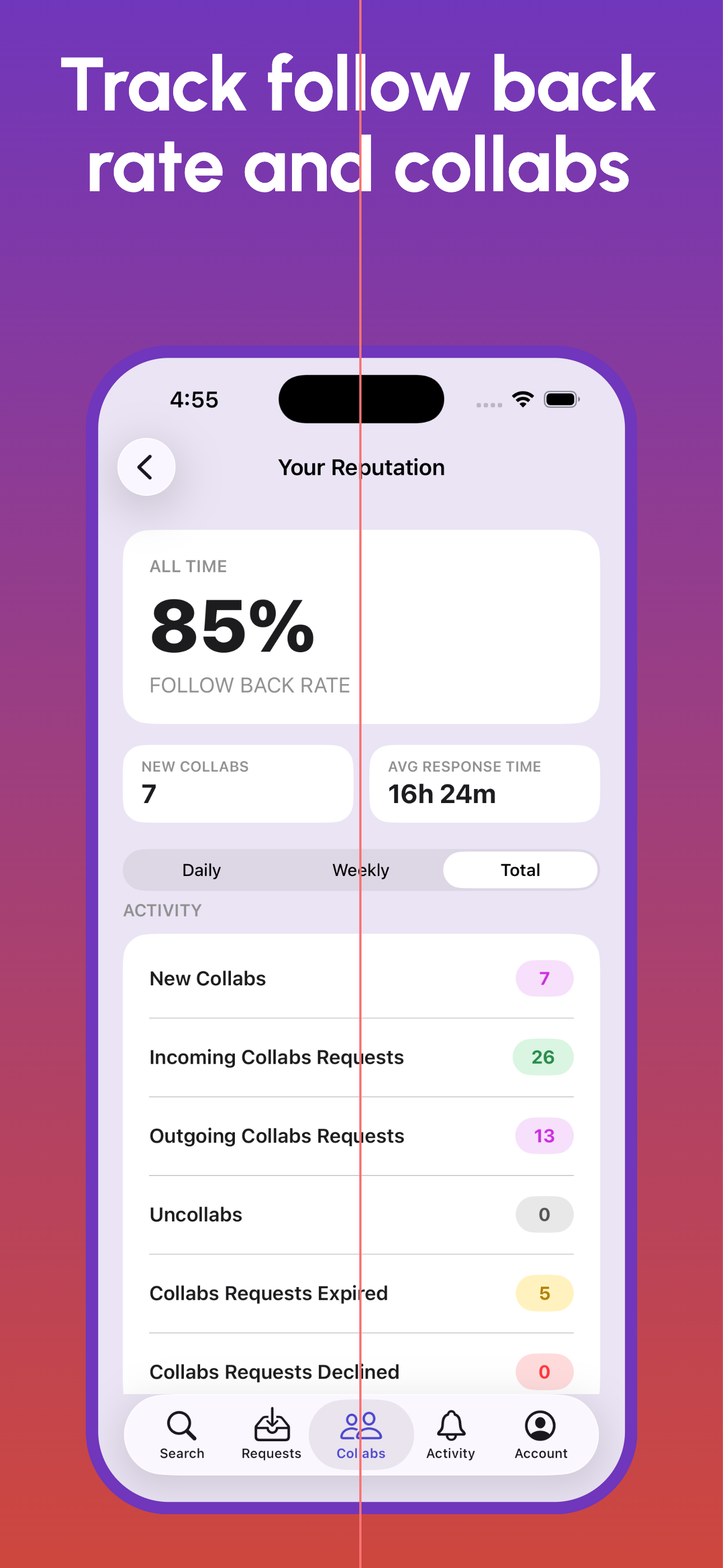 GrowUp - Get More Followers screenshot 3