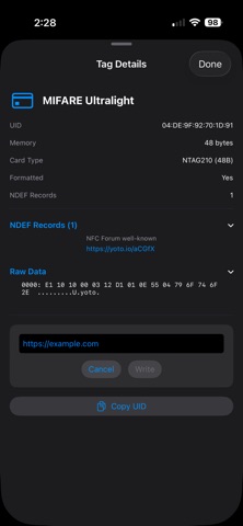 NFCUtil screenshot