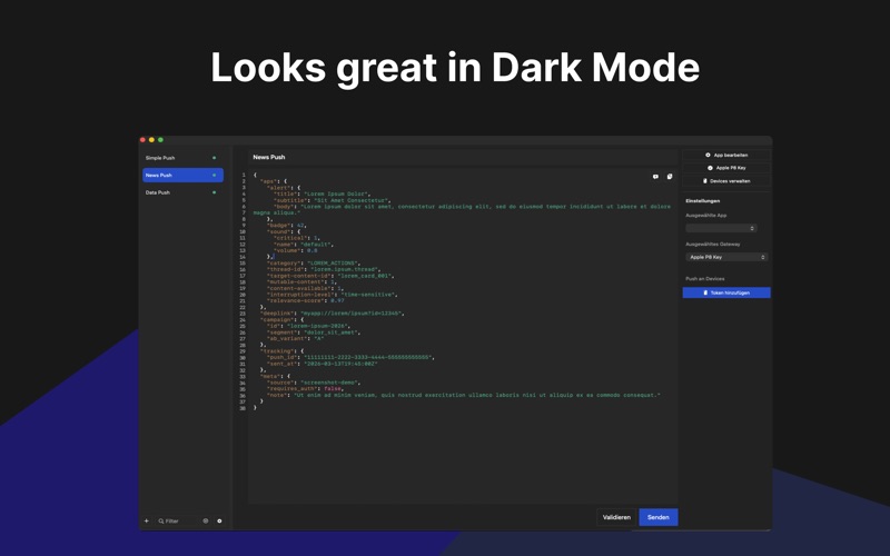 Screenshot #3 pour Push Notification Debugger