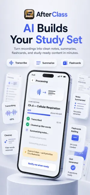 AfterClass: Your AI NoteTaker screenshot 3
