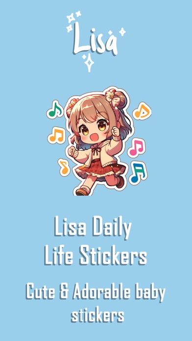 Screenshot #1 pour Lisa | Cute Stickers