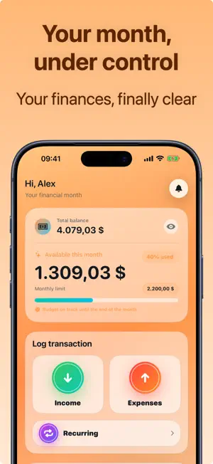 Crena - Expenses & Budget screenshot 1
