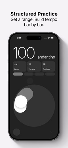 Mach 2 Metronome iPhone screenshot