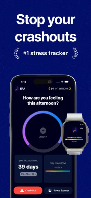 Era: Stress + Sleep Tracker screenshot 1