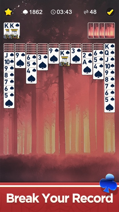 Screenshot #3 pour Solitaire Araignée Classique