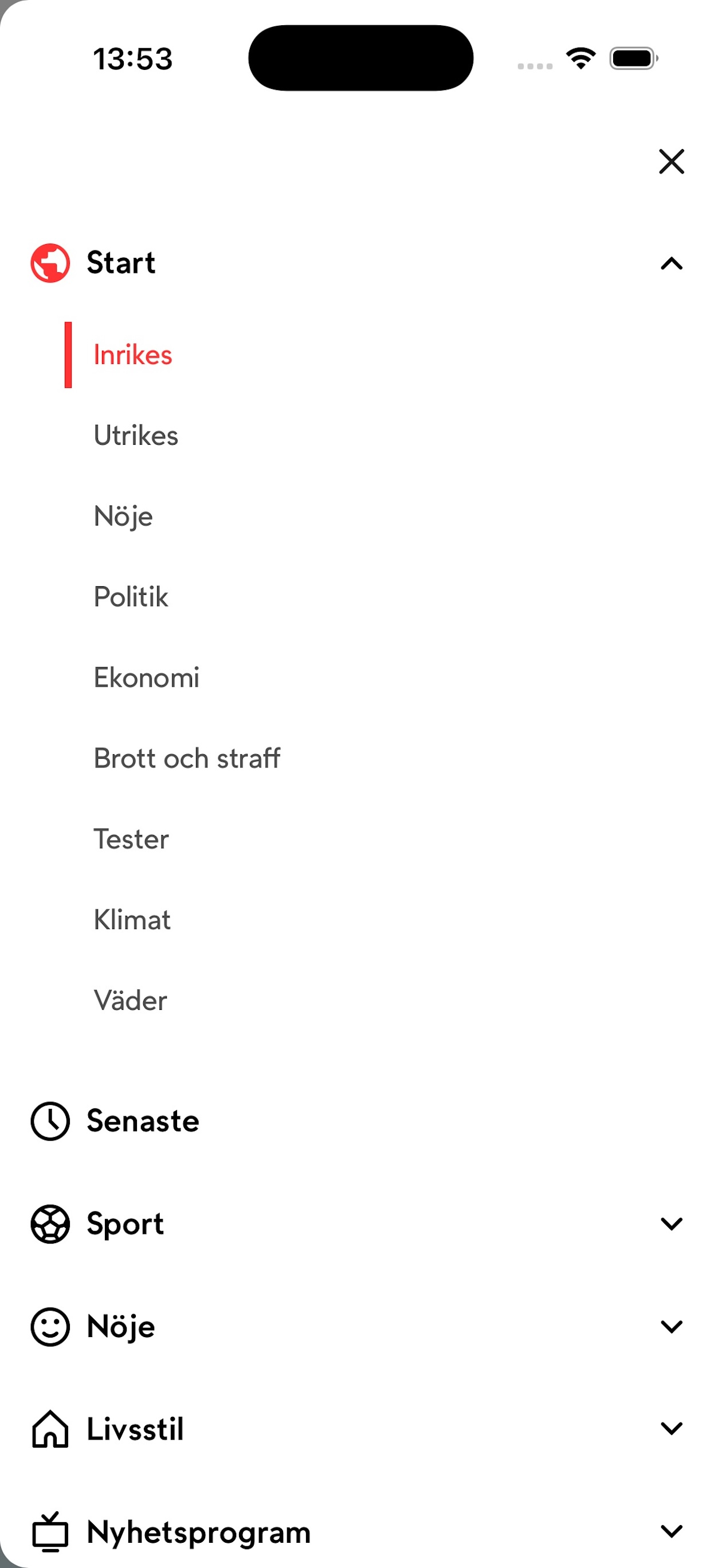 TV4 Nyheterna screenshot 5