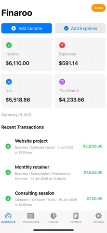 Finaroo Book screenshot