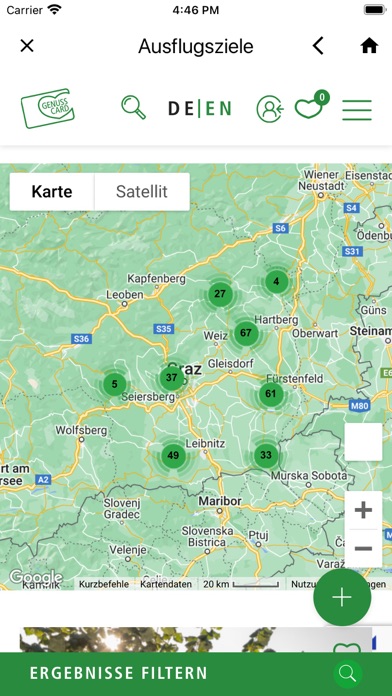 GenussCard Screenshot