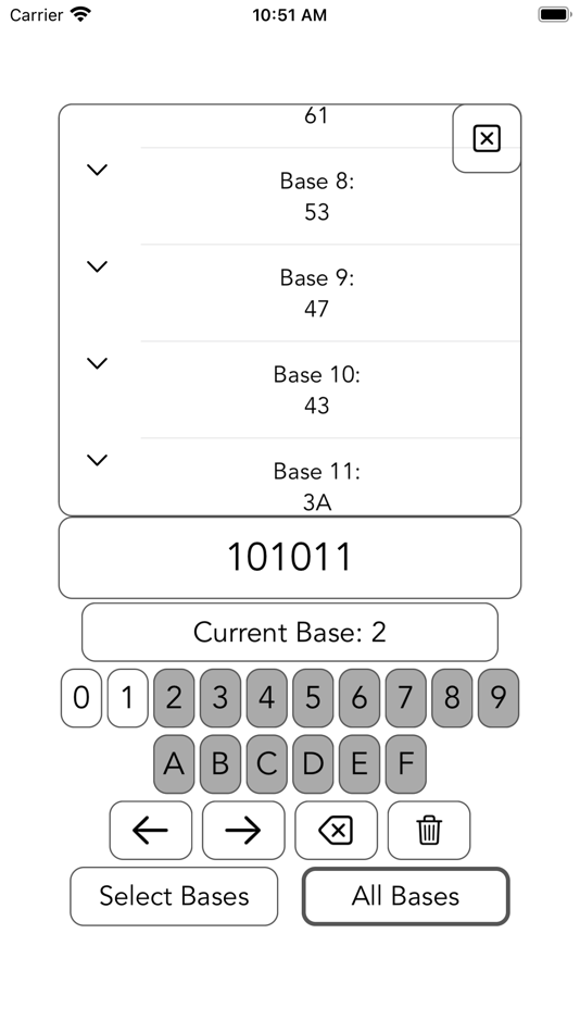 #3. Base to Base Converter (iOS) 由: Yuri Morozov