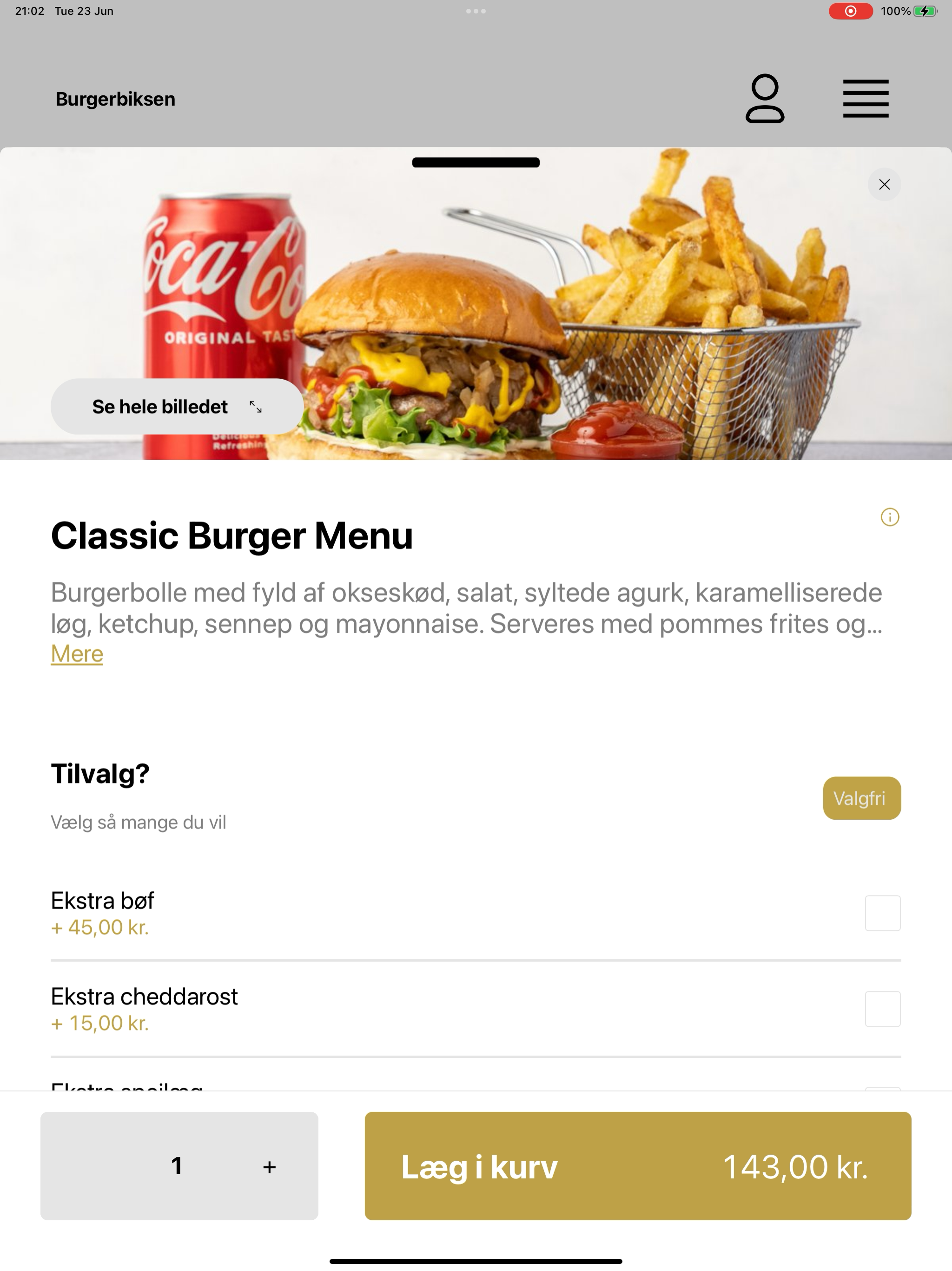 Burgerbiksen