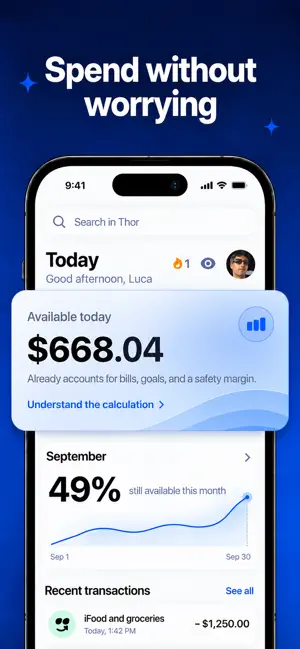 Thor: Budget & Expenses screenshot 1