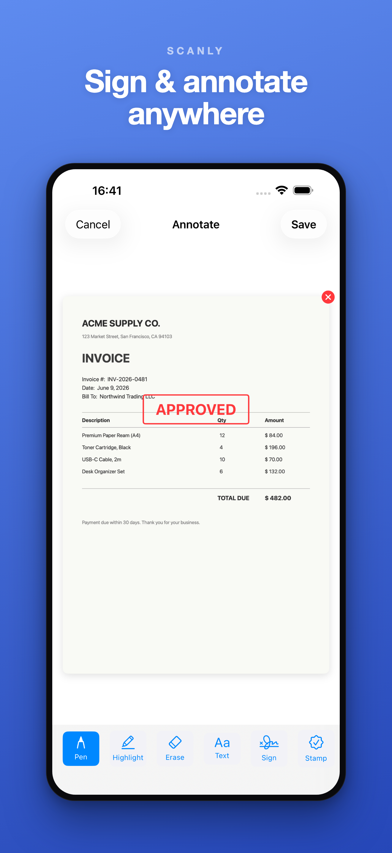 Scanly: Scanner & PDF