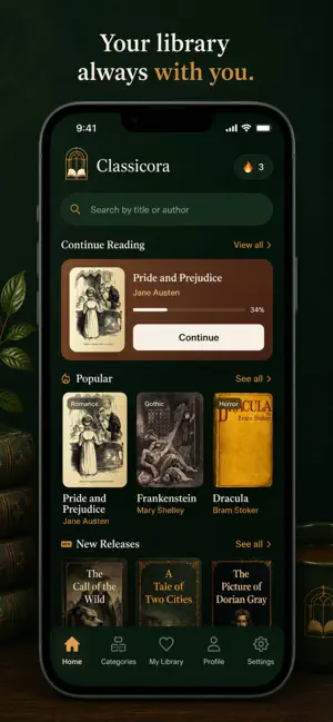 Classicora: Classic Books screenshot 2