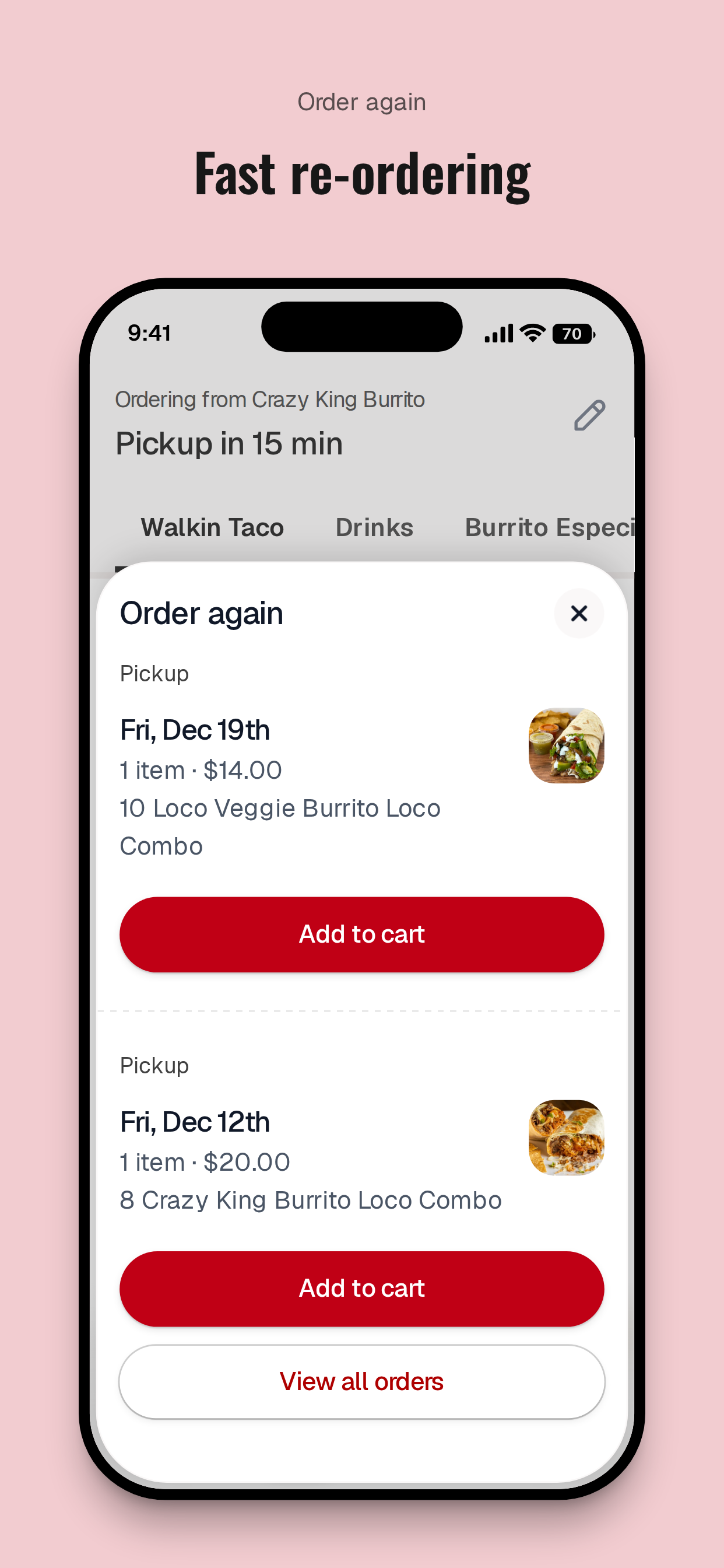 Crazy King Burrito To Go screenshot 4