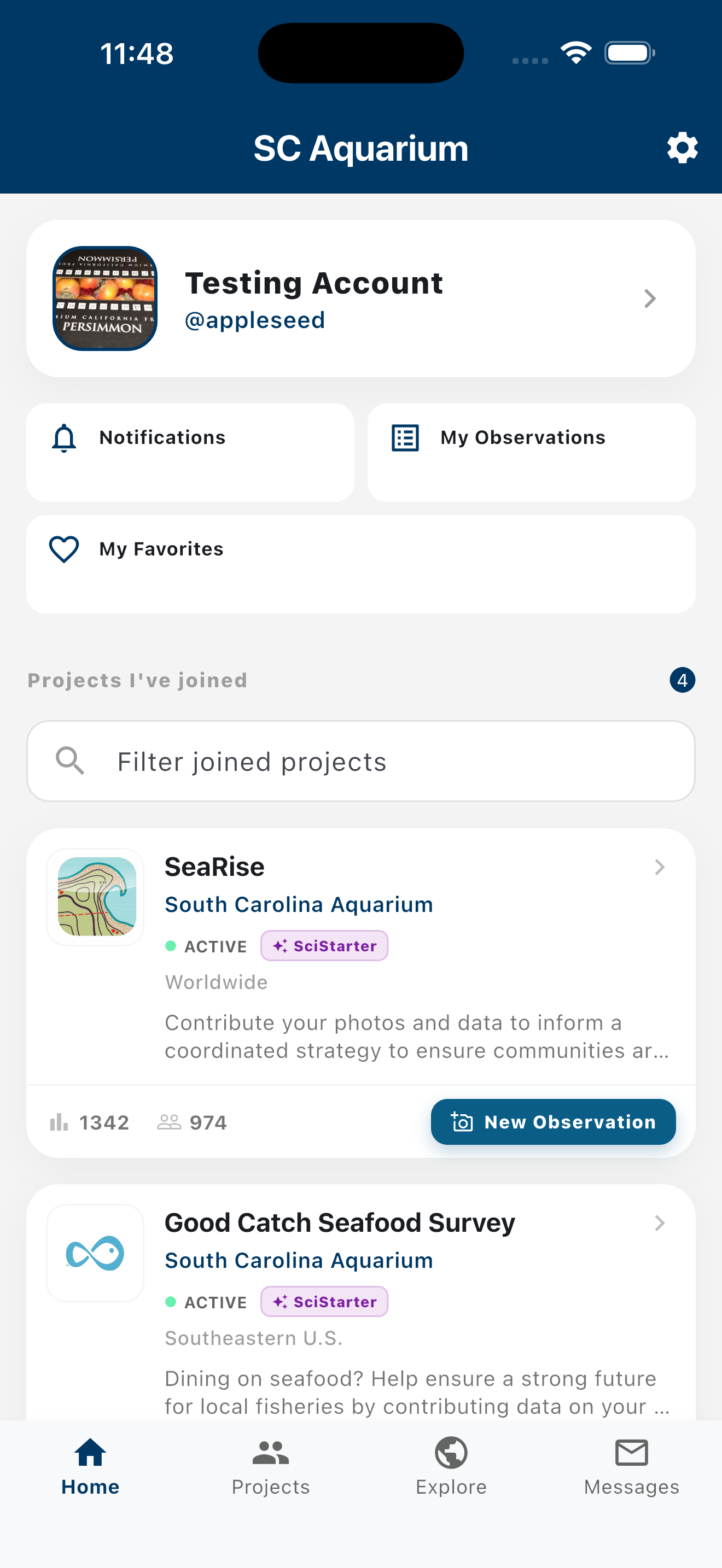 SC Aquarium Citizen Science
