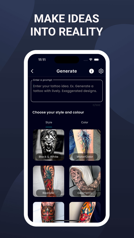 #6. AI Tattoo Generator Art Maker・ (macOS) Podle: Tatsat Brahmbhatt