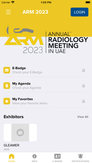 Annual Radiology Meeting (ARM) Screenshot
