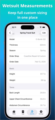Surflog - Surf Log & Journal iPhone screenshot