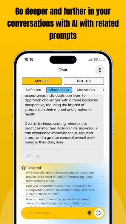 Smart AI Chat App