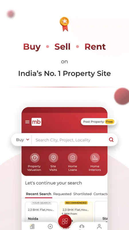 Magicbricks Property Search screenshot 1 of 10