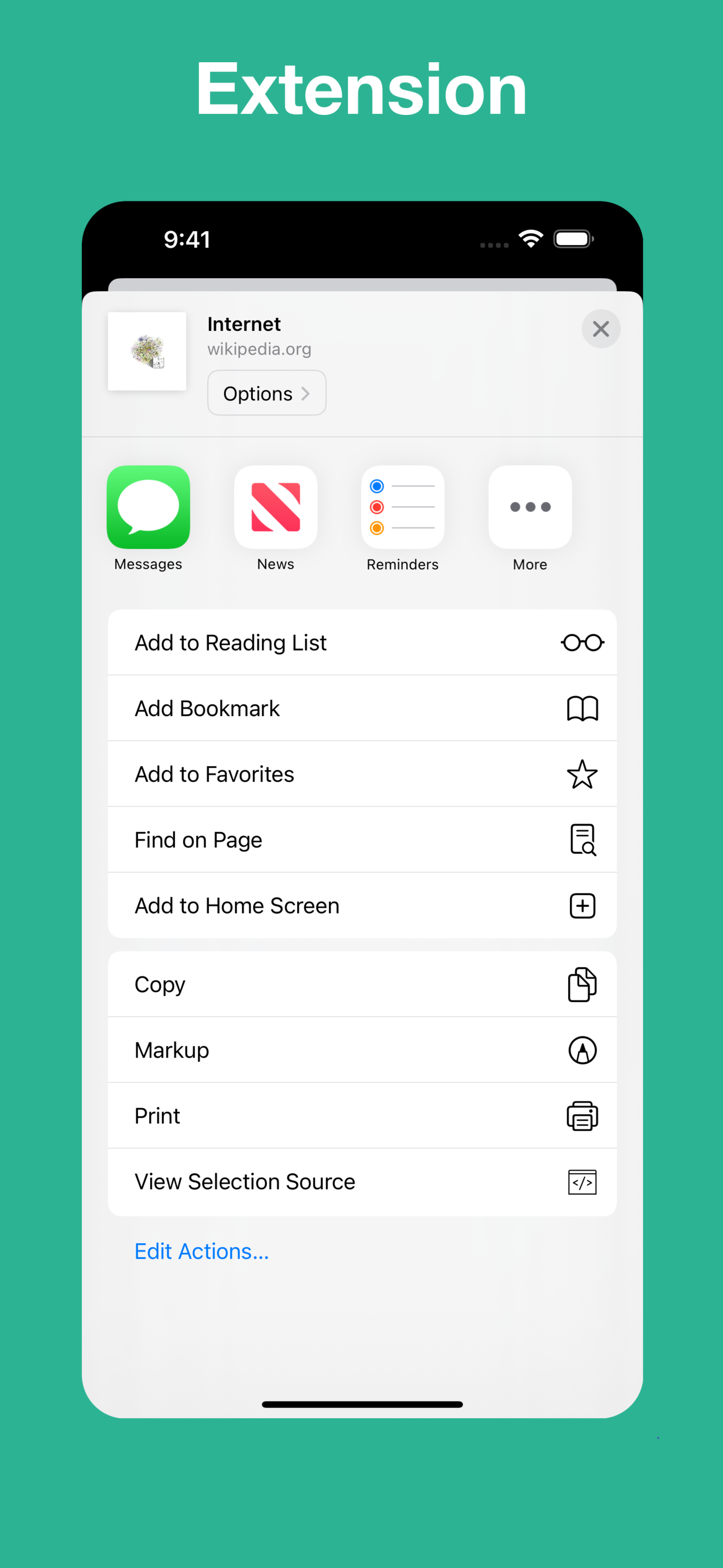 View Selection Source screenshot 4