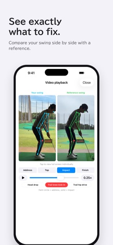 SwingDiff: Golf Swing Analyzer Screenshot 1 of 5