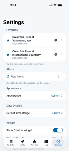 USGS WaterFlow iPhone screenshot 8