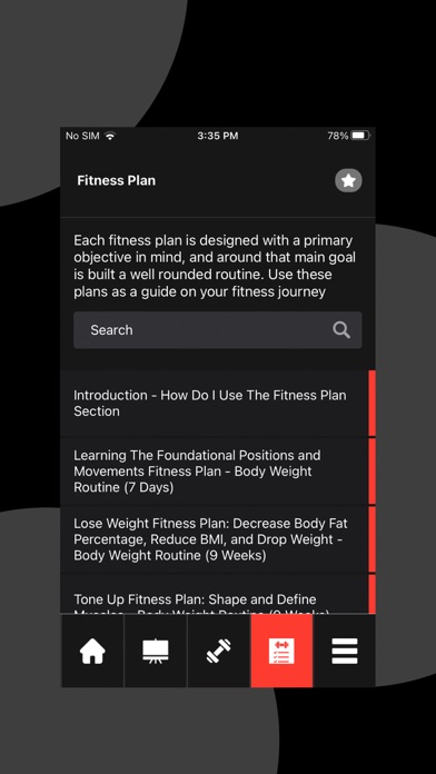 ReVision Fitness Screenshot