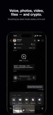 Qlavis: Post-Quantum Messenger Screenshot 4 of 9