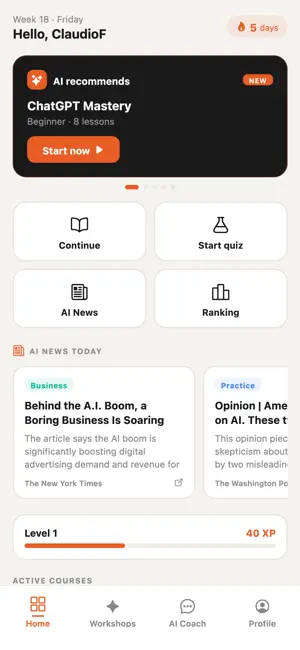 Workshopai screenshot 2