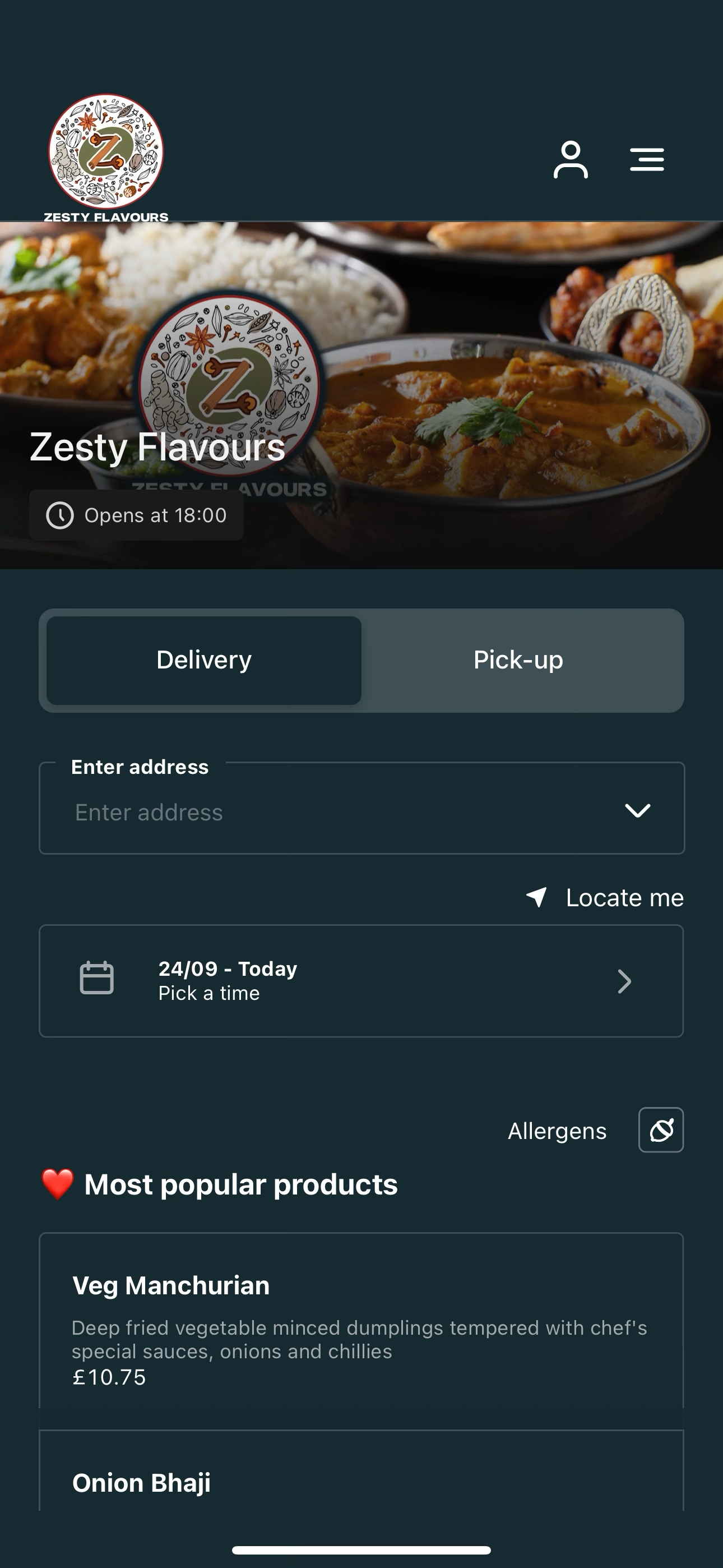 Zesty Flavours UK screenshot 3