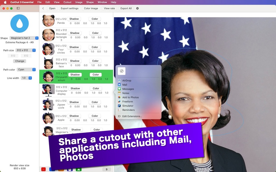 #4. CutOut 3 Essential (macOS) 由: Tomoyuki Okawa