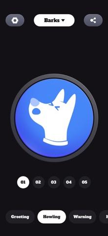 Dog Barking App - Barks & Toys iPhone screenshot