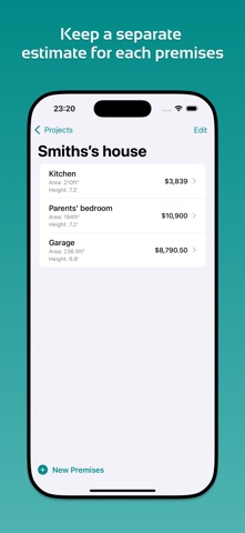 Repair Budget Planner iPhone screenshot