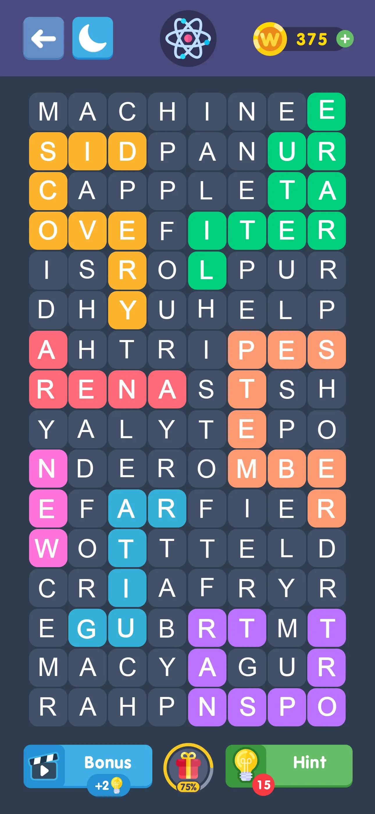 Fillwords: Word Search Puzzle screenshot 4