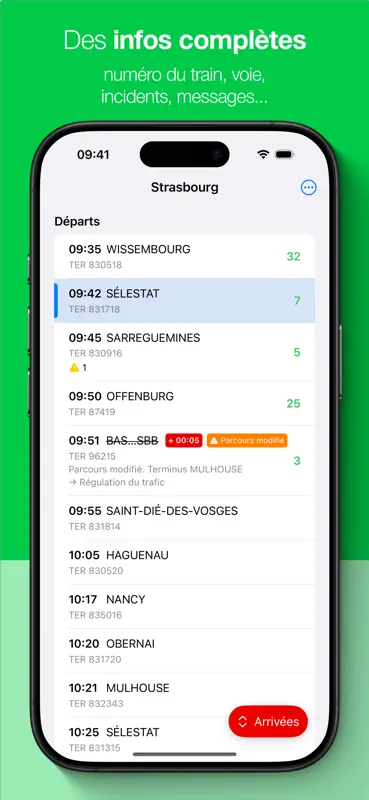 BH — Horaires des trains screenshot 5 of 7